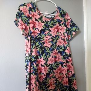 LuLaRoe Floral Carly Dress